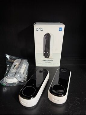 Arlo 2K Videos Doorbell (2 Pack)